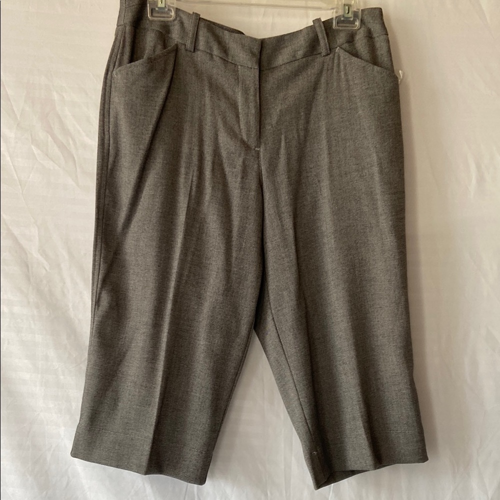 Worthington Gray Dress Pants with Textured Fabric w/Pockets inseam 17”